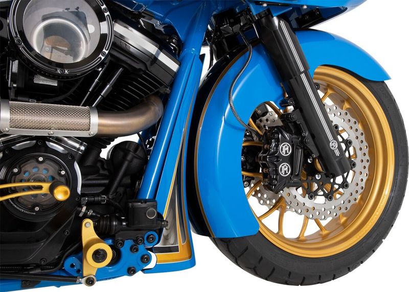 Framskärm Arlen Ness Radial Fat Wrap 18" stål