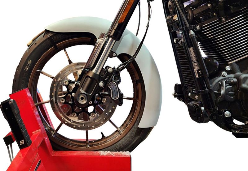 Framskärm Paul Yaffe Super-Lite förare Softail 18-upp