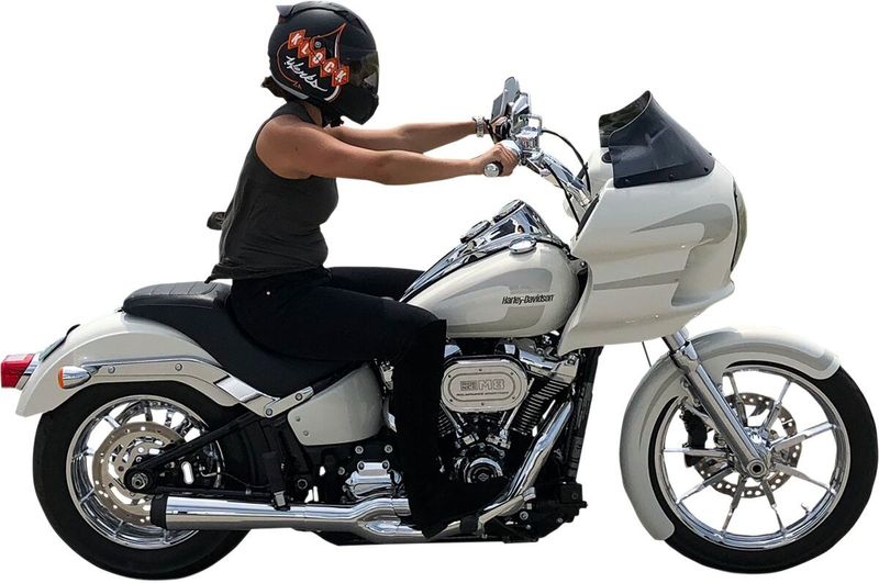 Framskärm Klock Werks Hugger Wrapper Softail 85-15, Dyna 93-05