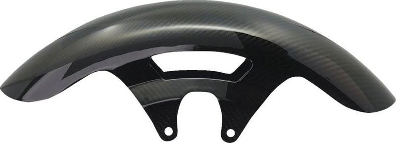 Framskärm Arlen Ness Cafe 19" kolfiber polerad 210-010