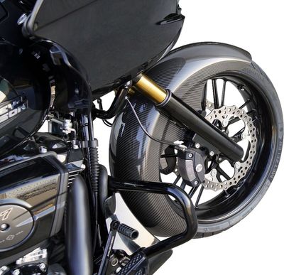 Framskärm Arlen Ness Rapper Fat 21 kolfiber 210-031