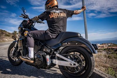 Bakskärm Saddlemen M8 Softails kolfiber blank Softail 18-upp CF-818-30-001
