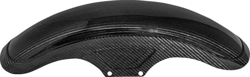 Framskärm Saddlemen Sportster 86-22, Dyna 99-05 kolfiber blank