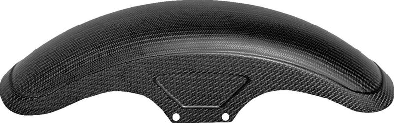 Framskärm Saddlemen Sportster 86-22, Dyna 99-05 kolfiber matt