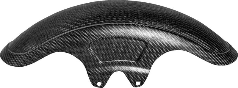 Framskärm Saddlemen Touring 14-24 kolfiber matt
