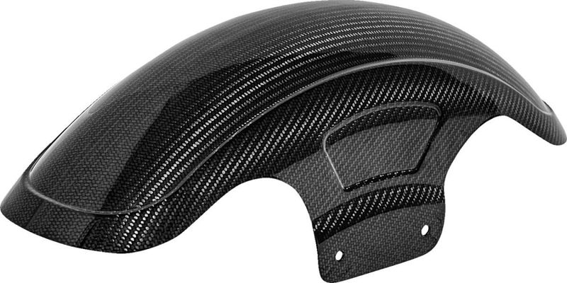 Framskärm Saddlemen Touring 23-upp kolfiber blank