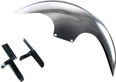 Framskärm Paul Yaffe stål Softail 18-24