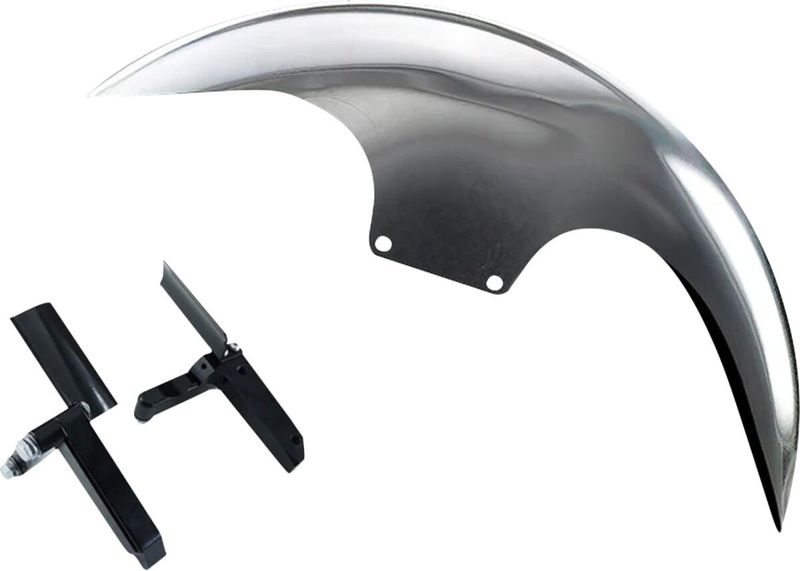 Framskärm Paul Yaffe stål Softail 18-24