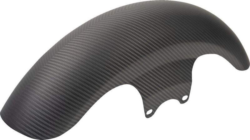 Framskärm Slyfox Mid Length Touring 09-24, Trike 14-21 kolfiber matt