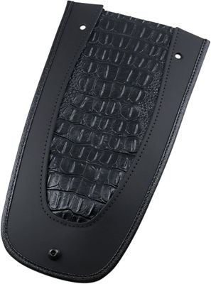 Täcklapp bakskärm Drag Specialties gator läder svart Touring 96-24