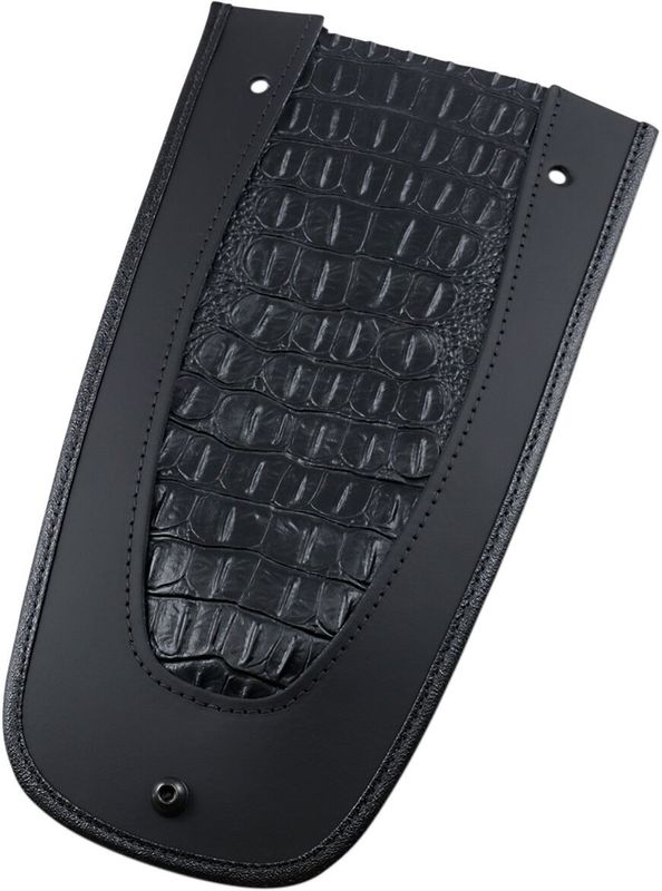 Täcklapp bakskärm Drag Specialties gator läder svart Touring 96-24