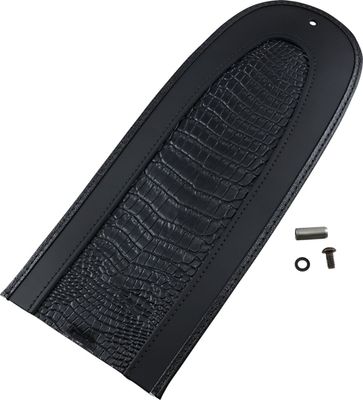Täcklapp bakskärm Drag Specialties gator vinyl svart Softail 00-13