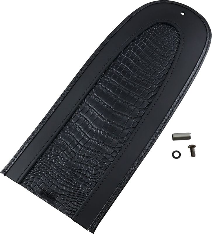 Täcklapp bakskärm Drag Specialties gator vinyl svart Softail 00-13