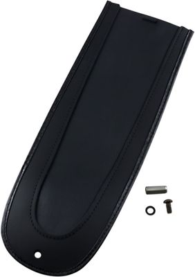 Täcklapp bakskärm Drag Specialties slät vinyl svart H-D 84-05