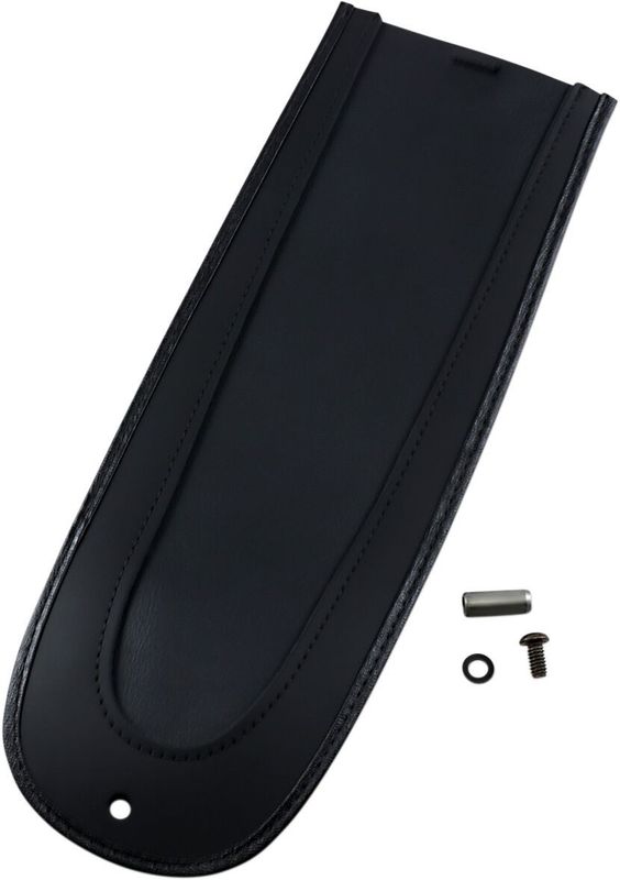 Täcklapp bakskärm Drag Specialties slät vinyl svart H-D 84-05