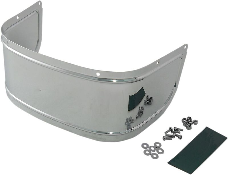 Framskärm Drag Specialties slät krom Touring 14-24, Trike 14-21