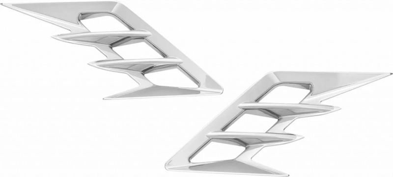 Dekor luftintag framskärm Show Chrome Honda 18-23
