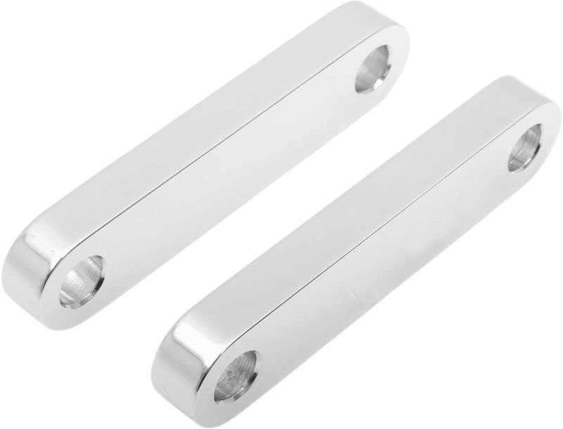 Monteringsblock framskärm Klock Werks Hugger 21" FLSTF21 krom Softail 86-17
