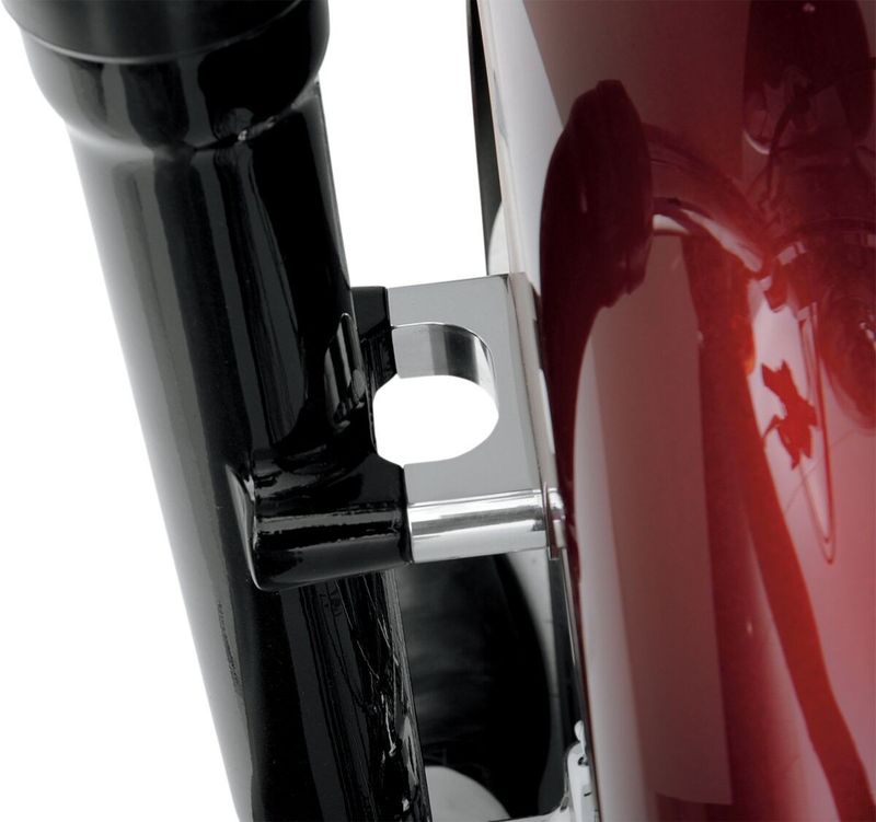 Framskärm Klock Werks Hugger Skinny Softail 85-15, Dyna 93-05, FX 85-86 krom