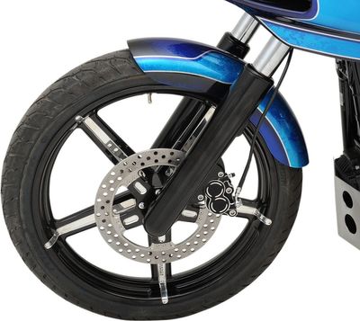 Adapter Drag Specialties Fender-To-Fork H-D 10-24 svart