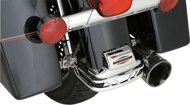 Skärm Drag Specialties krom bak Touring 83-08