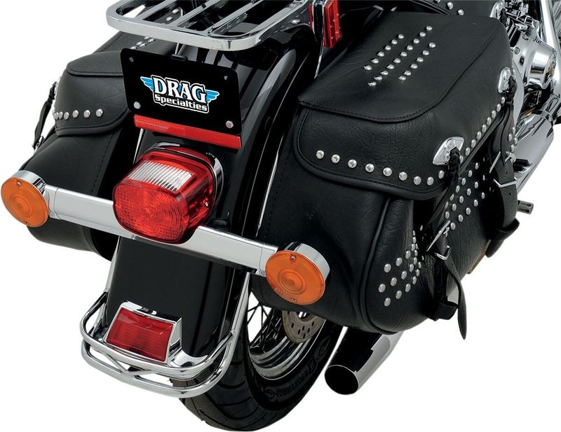 Bakskärm Drag Specialties krom Softail 00-17