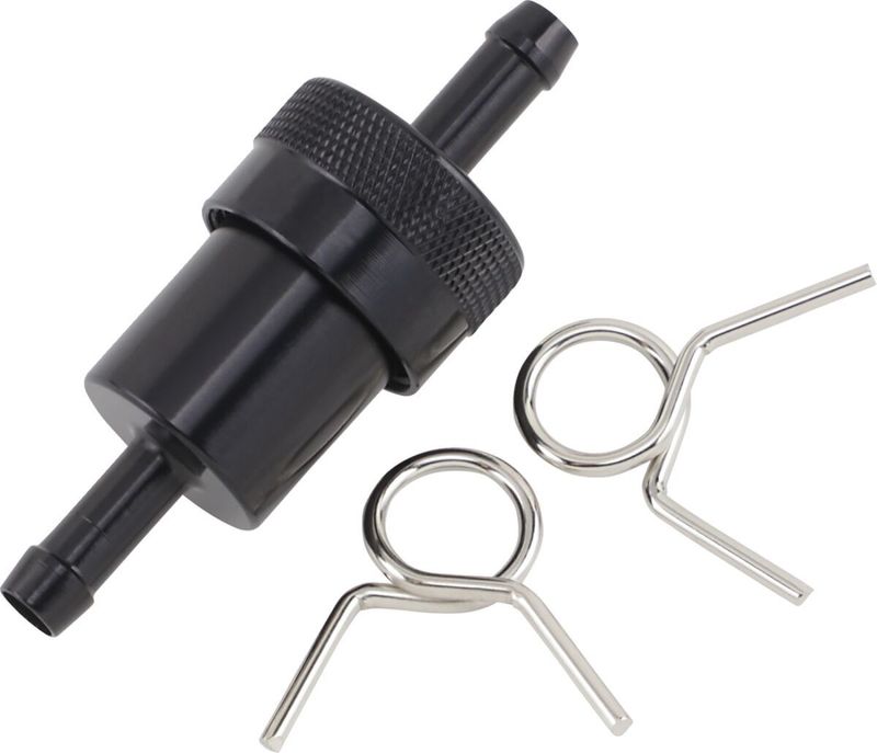 Bränslefilter Emgo 14-34432 anodiserad aluminium svart