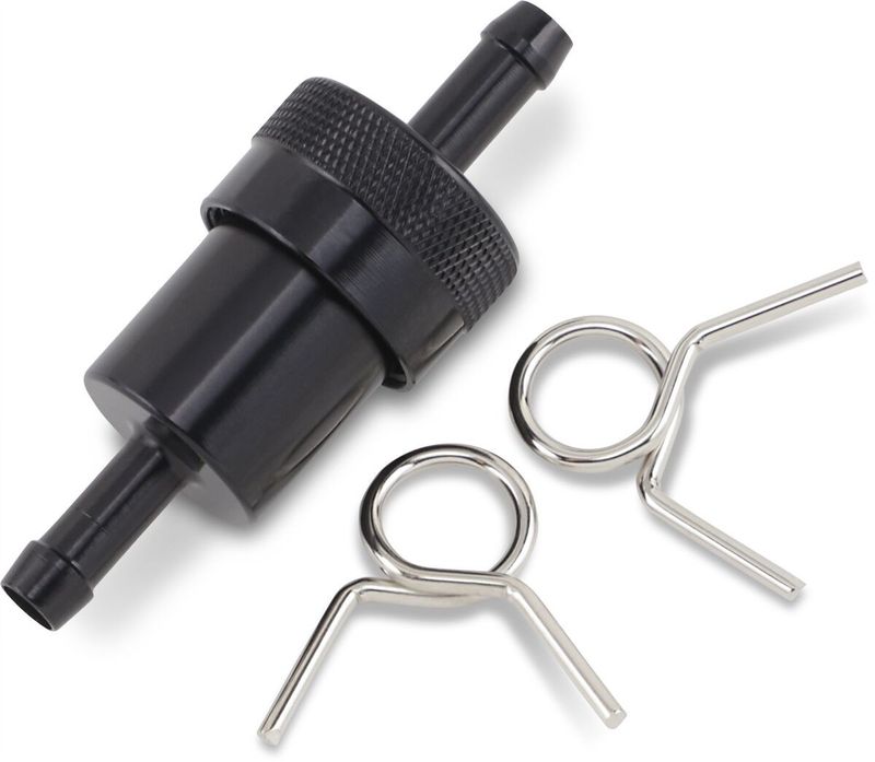 Bränslefilter Emgo 14-34432 anodiserad aluminium svart