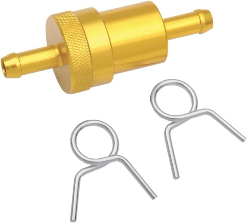 Bränslefilter Emgo 14-34434 anodiserad aluminium guld