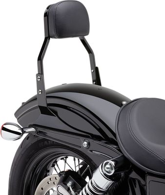 Sissybar Cobra fyrkantig svart Sportster 04-20