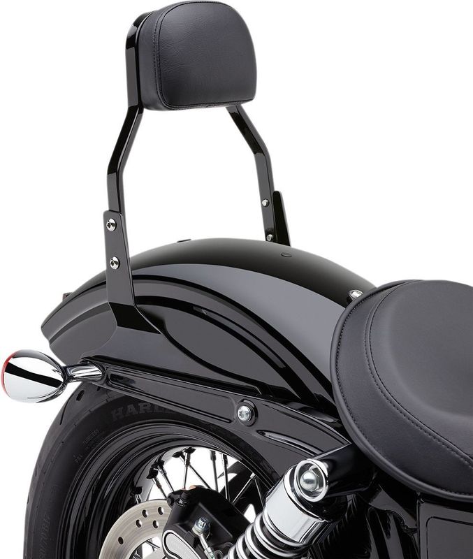 Sissybar Cobra fyrkantig svart Sportster 04-20