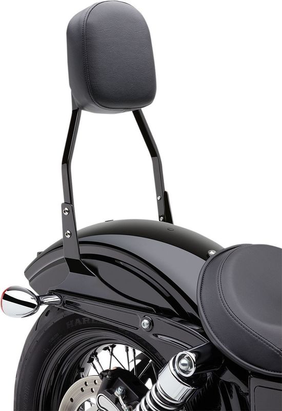 Sissybar Cobra Sftail Standard fyrkantig svart Softail 06-17
