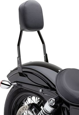 Sissybar Cobra Standard fyrkantig svart Dyna 06-17