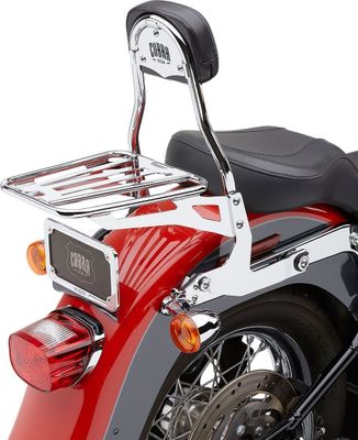 Ryggstöd Cobra Detachable Detch Softail 00-17 krom