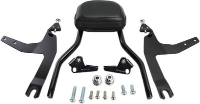 Ryggstöd Cobra Detachable Detch Fboy Softail 06-17 svart
