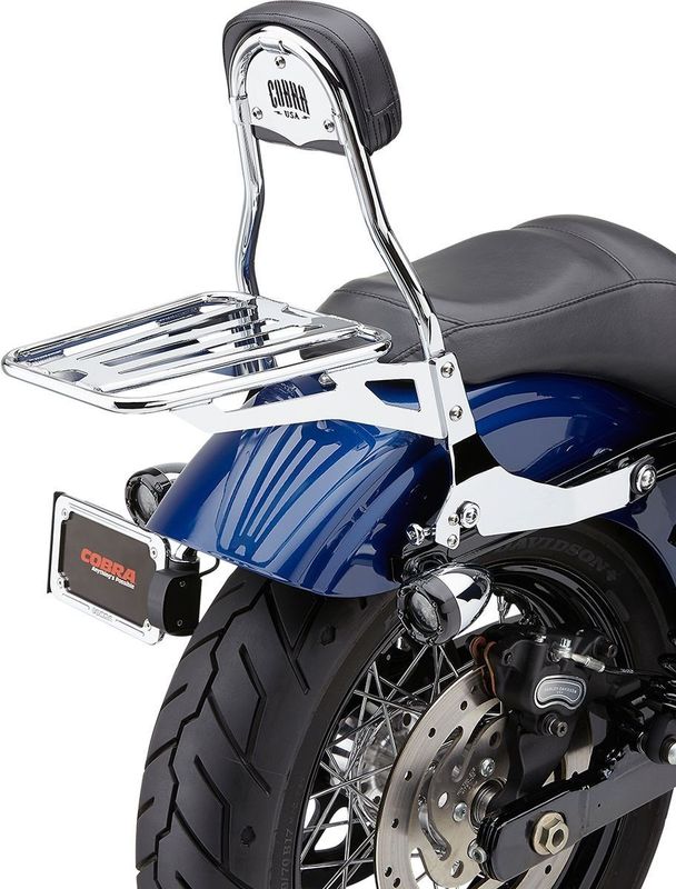 Ryggstöd Cobra Detachable Detch Dyna 06-17 krom