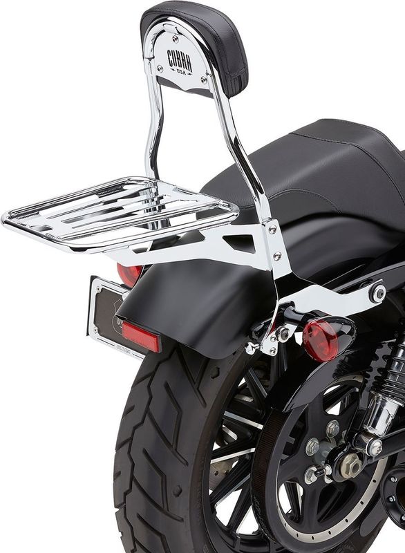 Ryggstöd Cobra Detachable Detch Sportster 04-22 krom