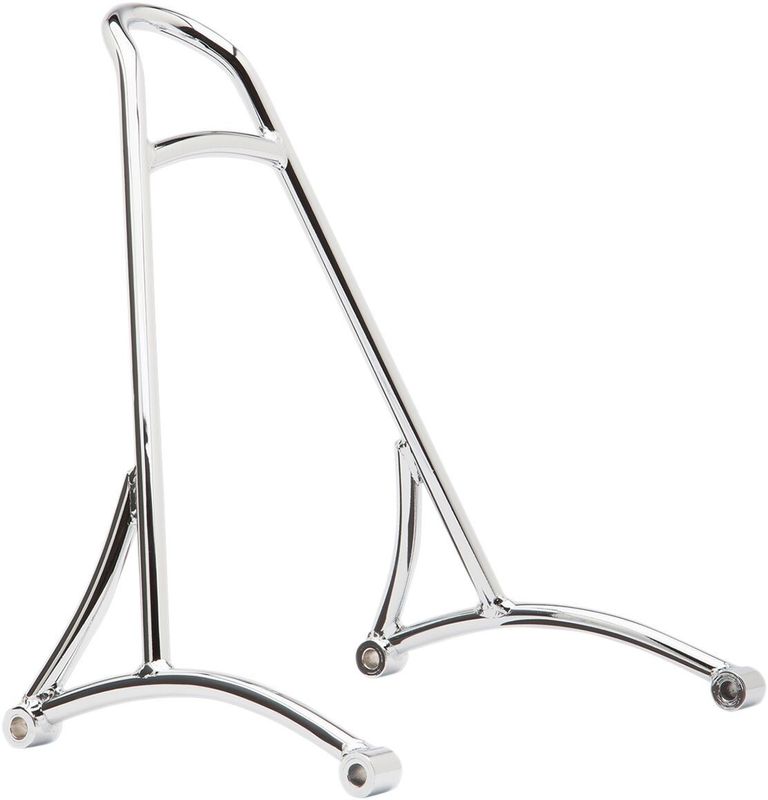 Sissybar Burly Brand 13" kort krom Dyna 06-17