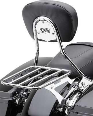 Ryggstöd Cobra Detachable Touring 96-08 krom