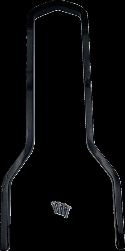 Sissybar Drag Specialties 14.75H rund svart Softail 00-24, Touring 99-08