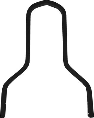 Sissybar Drag Specialties 11BLK fyrkantig Softail 06-24, Touring 14-20