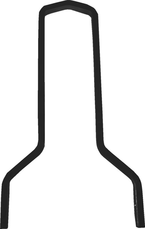 Sissybar Drag Specialties Tal 11BLK fyrkantig Softail 06-24, Touring 14-20