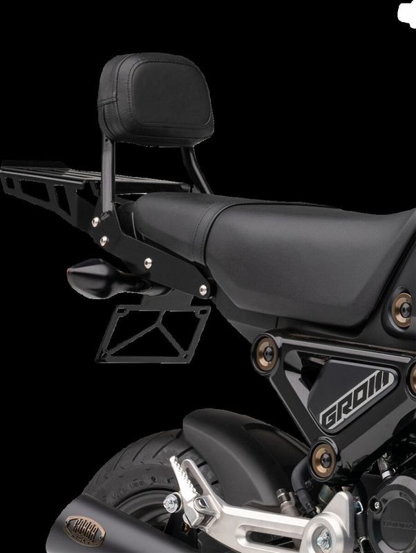 Pakethållare sissybar Cobra svart Honda Grom 22-upp
