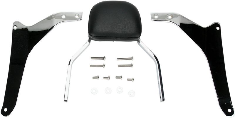 Sissybar Cobra Mini fyrkantig krom Yamaha V Star / V Star Deluxe 07-16
