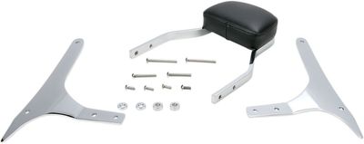 Sissybar Cobra Vstar Mini fyrkantig krom Yamaha V Star / Midnight Star 09-15