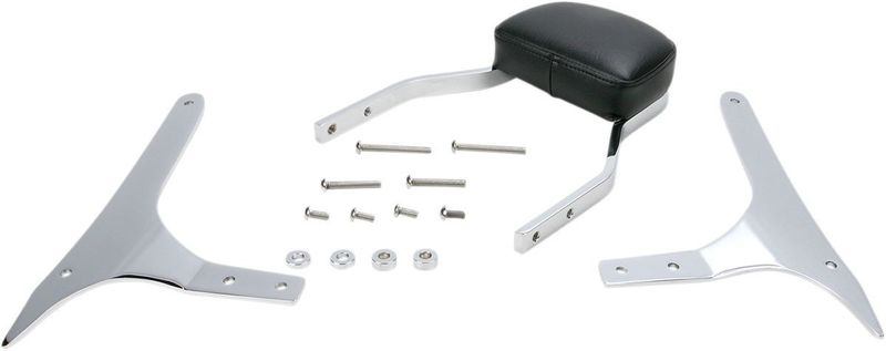 Sissybar Cobra Vstar Mini fyrkantig krom Yamaha V Star / Midnight Star 09-15