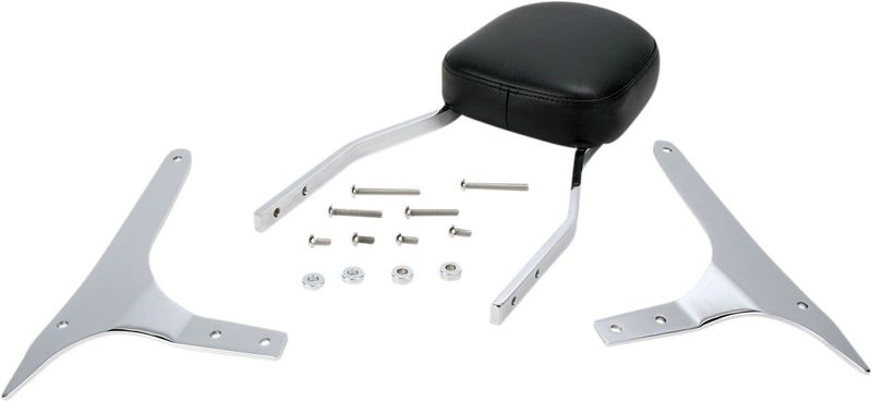 Sissybar Cobra Vstar Tall fyrkantig krom Yamaha V Star / Midnight Star 09-15