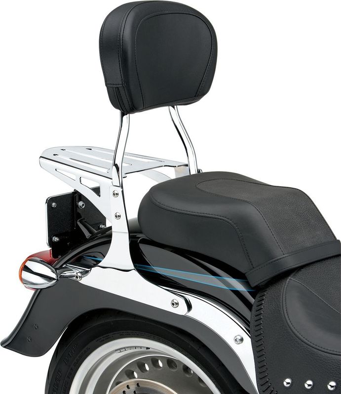 Sissybar Cobra Standard rund krom Softail 06-17