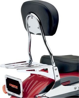 Sissybar Cobra rund krom Sportster 04-20