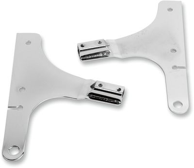 Sidoplattor sissybar Cycle Visions krom Softail 00-07